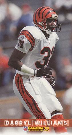 1994 GameDay #76 Darryl Williams Front