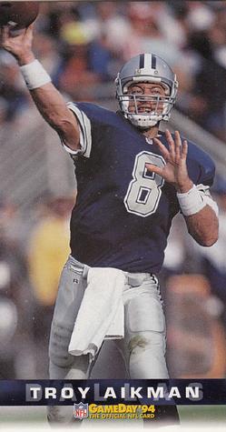1994 GameDay #91 Troy Aikman Front