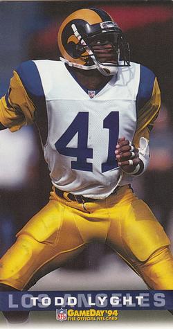1994 GameDay #221 Todd Lyght Front