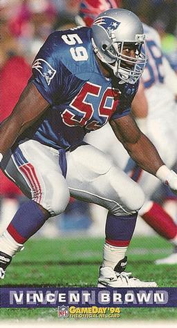 1994 GameDay #263 Vincent Brown Front