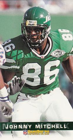 1994 GameDay #307 Johnny Mitchell Front