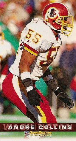 1994 GameDay #405 Andre Collins Front