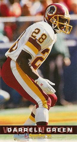 1994 GameDay #408 Darrell Green Front