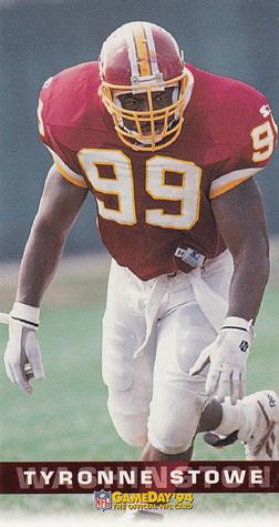 1994 GameDay #415 Tyronne Stowe Front