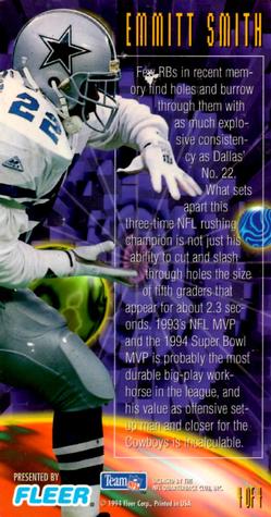 1994 GameDay - Flashing Stars #4 Emmitt Smith Back