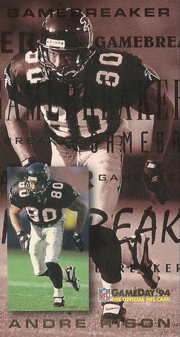 1994 GameDay - Gamebreakers #9 Andre Rison Front
