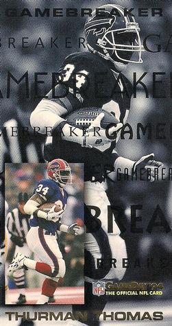 1994 GameDay - Gamebreakers #14 Thurman Thomas Front
