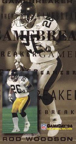 1994 GameDay - Gamebreakers #15 Rod Woodson Front