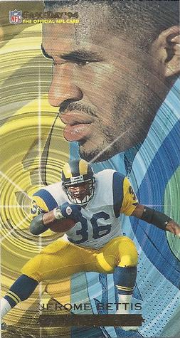 1994 GameDay - Second Year Stars #1 Jerome Bettis Front
