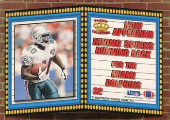1994 Pacific - Marquee Prisms Gold #32 Irving Spikes Back