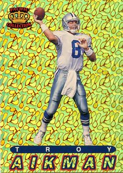 1994 Pacific Prisms - Gold #1 Troy Aikman Front