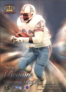 1994 Pacific Prisms - Gold #15 Gary Brown Back