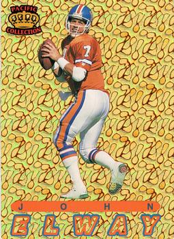 1994 Pacific Prisms - Gold #36 John Elway Front