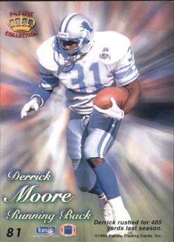 1994 Pacific Prisms - Gold #81 Derrick Moore Back