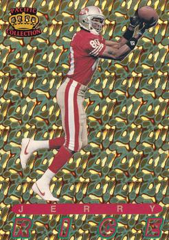 1994 Pacific Prisms - Gold #95 Jerry Rice Front