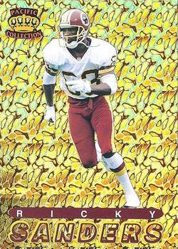 1994 Pacific Prisms - Gold #102 Ricky Sanders Front