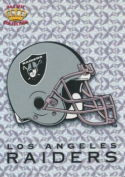 1994 Pacific Prisms - Team Helmets #16 Los Angeles Raiders Front