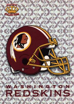 1994 Pacific Prisms - Team Helmets #30 Washington Redskins Front