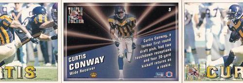 1994 Pacific Triple Folder #5 Curtis Conway Back