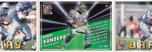 1994 Pacific Triple Folder #11 Barry Sanders Back