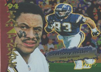1994 Pinnacle - Team Pinnacle Dufex Back #TP7 Anthony Miller / Jerry Rice Front