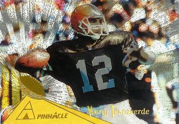 1994 Pinnacle - Trophy Collection #34 Vinny Testaverde Front