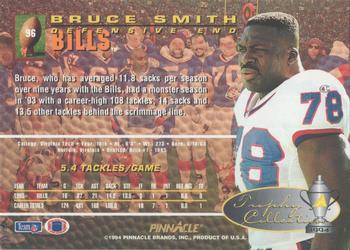 1994 Pinnacle - Trophy Collection #96 Bruce Smith Back