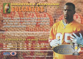 1994 Pinnacle - Trophy Collection #115 Courtney Hawkins Back