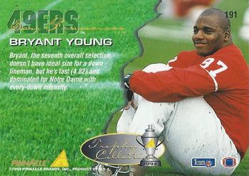 1994 Pinnacle - Trophy Collection #191 Bryant Young Back