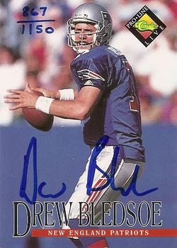 1994 Pro Line Live - Autographs #NNO Drew Bledsoe Front