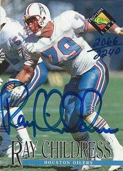 1994 Pro Line Live - Autographs #NNO Ray Childress Front