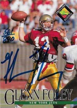 1994 Pro Line Live - Autographs #NNO Glenn Foley Front