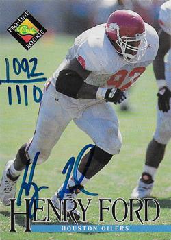 1994 Pro Line Live - Autographs #NNO Henry Ford Front