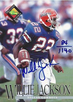 1994 Pro Line Live - Autographs #NNO Willie Jackson Front