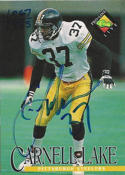 1994 Pro Line Live - Autographs #NNO Carnell Lake Front