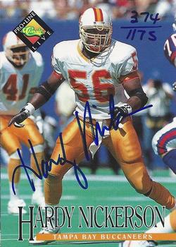 1994 Pro Line Live - Autographs #NNO Hardy Nickerson Front