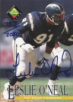 1994 Pro Line Live - Autographs #NNO Leslie O'Neal Front