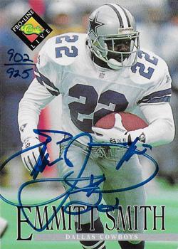 1994 Pro Line Live - Autographs #NNO Emmitt Smith Front