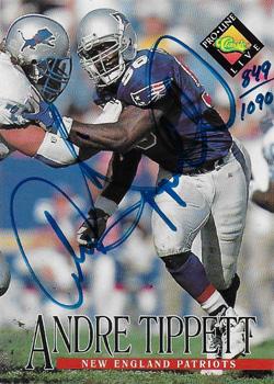 1994 Pro Line Live - Autographs #NNO Andre Tippett Front