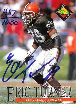 1994 Pro Line Live - Autographs #NNO Eric Turner Front