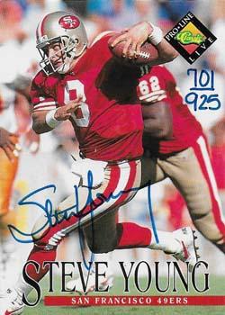 1994 Pro Line Live - Autographs #NNO Steve Young Front