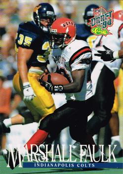 1994 Pro Line Live - Draft Day NYC #FD4 Marshall Faulk Front