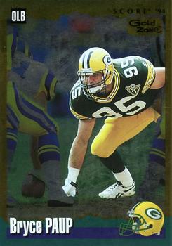 1994 Score - Gold Zone #74 Bryce Paup Front