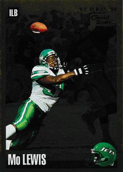 1994 Score - Gold Zone #224 Mo Lewis Front