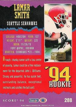 1994 Score - Gold Zone #288 Lamar Smith Back