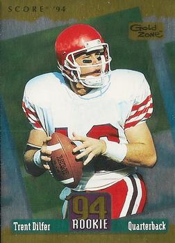 1994 Score - Gold Zone #294 Trent Dilfer Front
