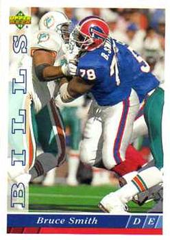 1993 Upper Deck #136 Bruce Smith Front