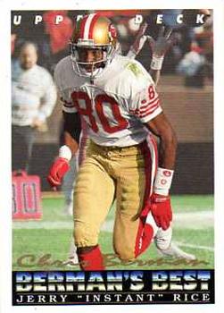 1993 Upper Deck #433 Jerry Rice Front