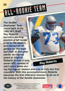 1993 Upper Deck #38 Ray Roberts Back