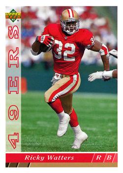 1993 Upper Deck #342 Ricky Watters Front